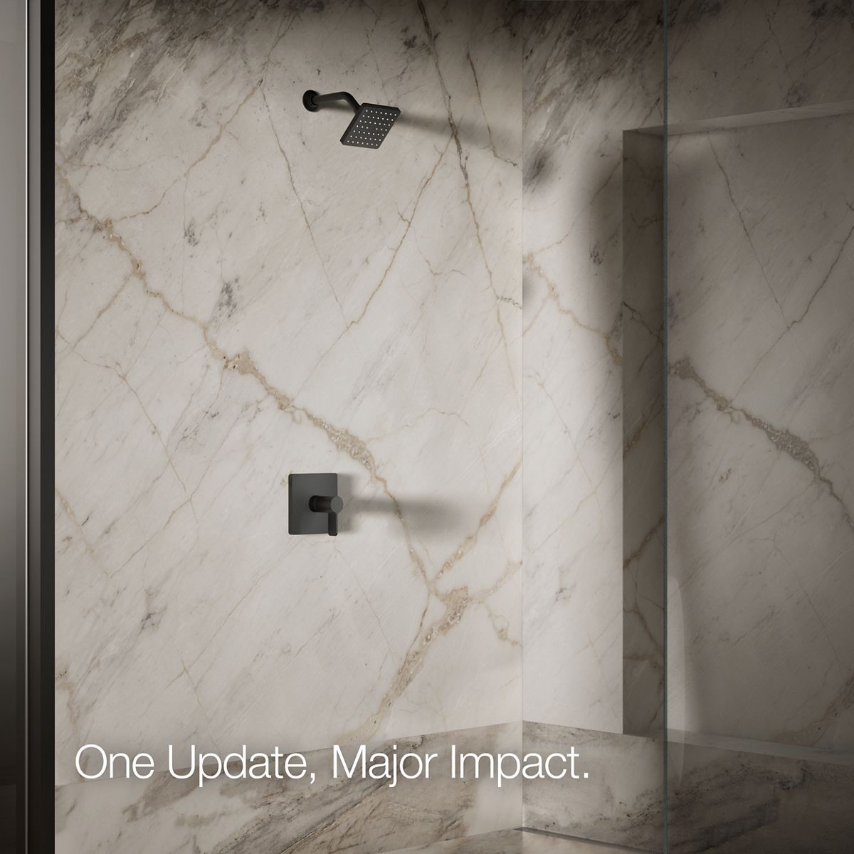 Parallel® Single-function showerhead, 1.25 gpm