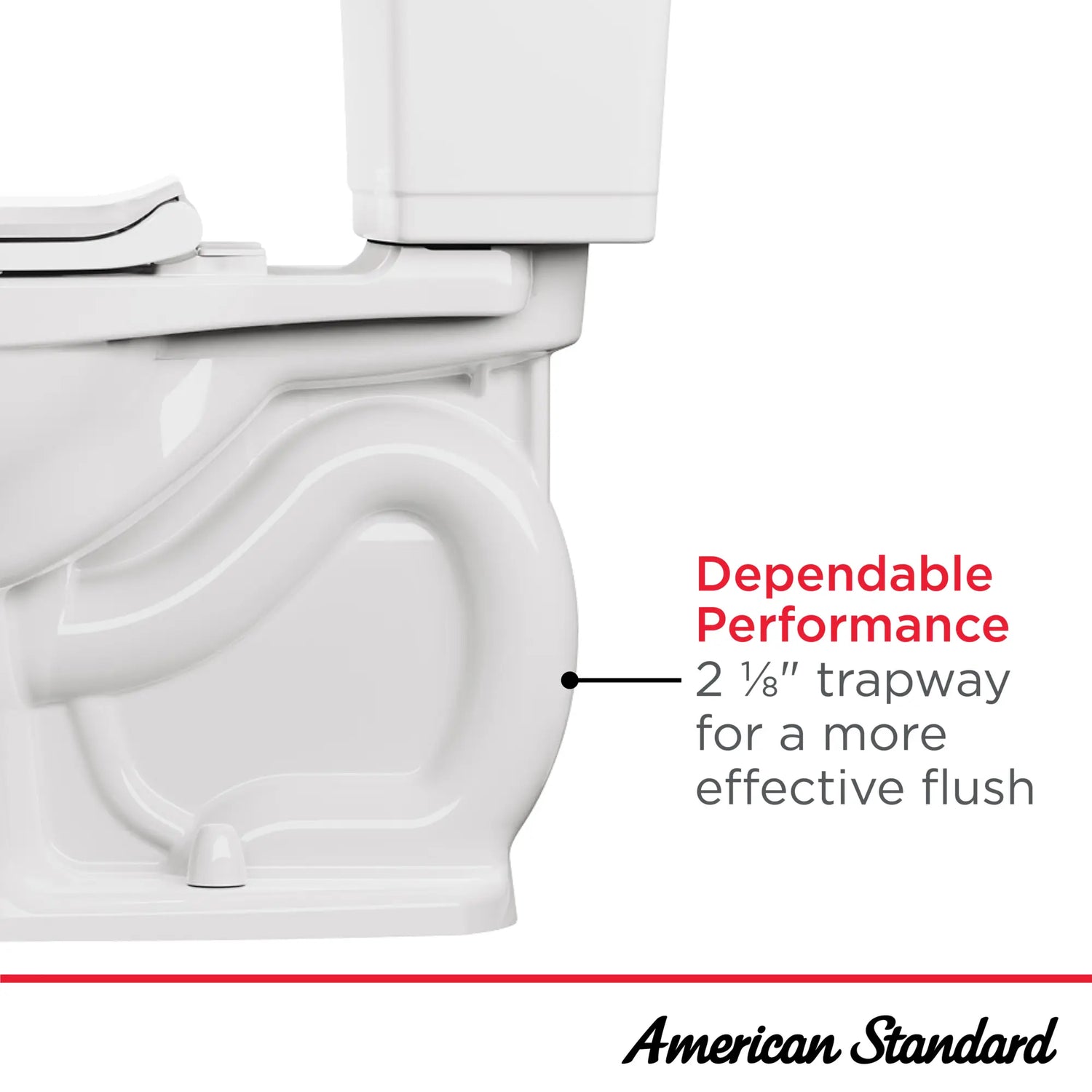 Yorkville® Two-Piece Pressure Assist 1.6 gpf/6.0 Lpf Chair Height Back Outlet Elongated EverClean® Toilet