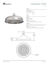 10" bell rainhead