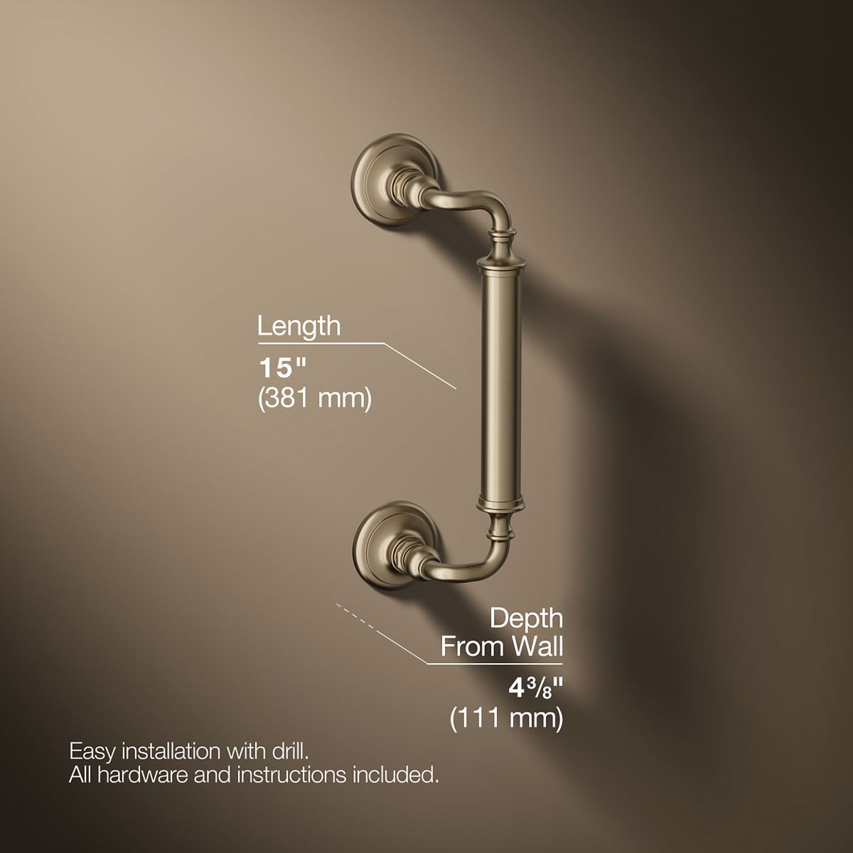 Artifacts® 12" grab bar