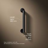 Components™ 12" grab bar