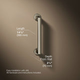 Components™ 12" grab bar