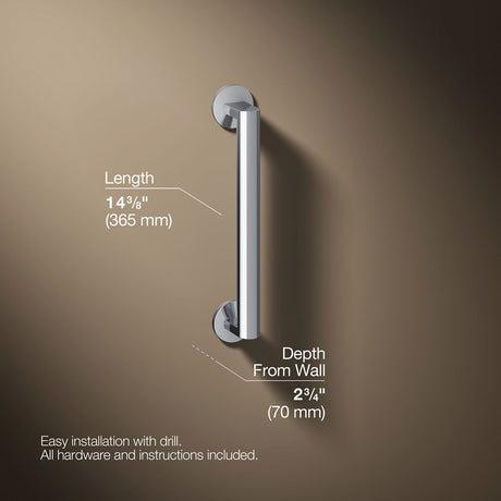 Components™ 12" grab bar