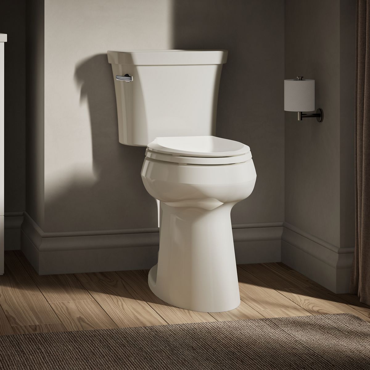 Highline® Tall two-piece elongated toilet, 1.28 gpf