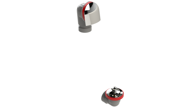 FRZERO FR-PVC Offset Waste & Overflow Lift & Turn Half Kit (2550LHK-CP)