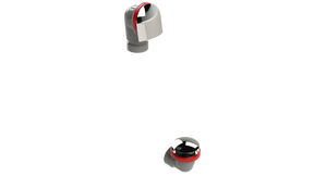FRZERO FR-PVC Offset Waste & Overflow Clicker® Half Kit (2550QHK-CP)