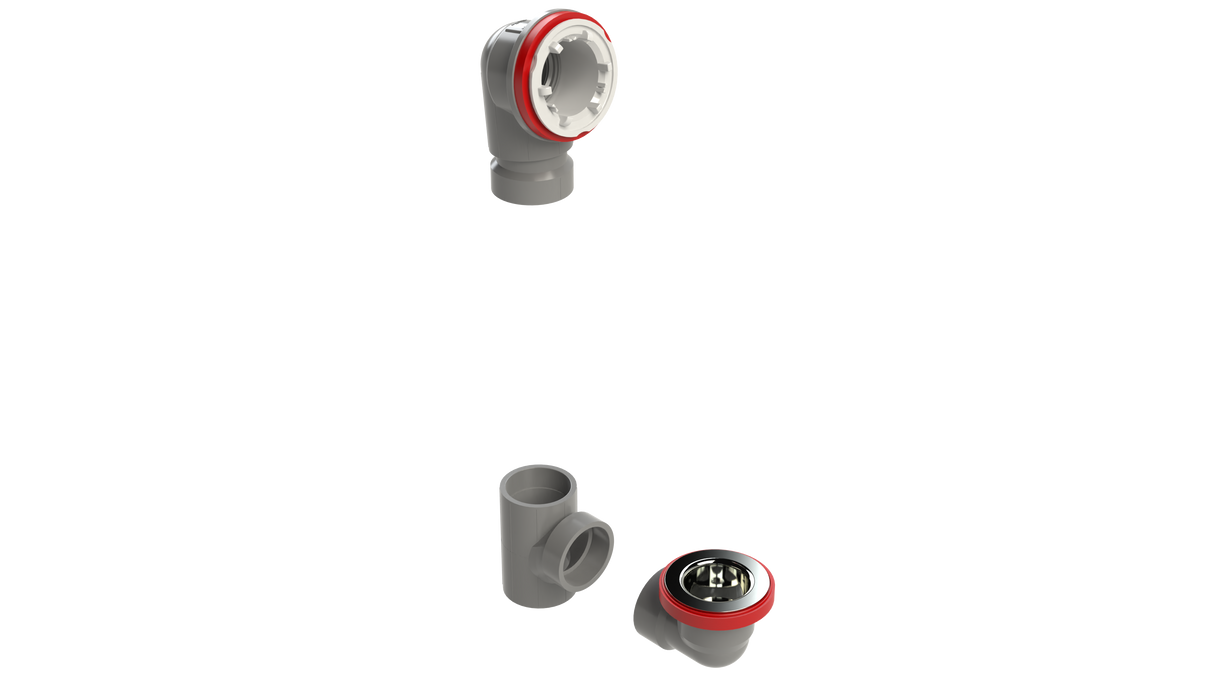 FRZERO FR-PVC Offset Waste & Overflow Rough-In Kit (2550RI-K)