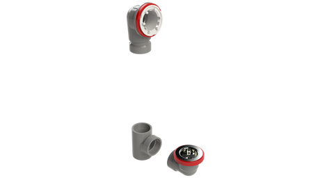 FRZERO FR-PVC Offset Waste & Overflow Rough-In Kit (2550RI-K)