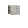 Aquabrass Square Body Jet Shower Spray, Pivoting Head - image 2