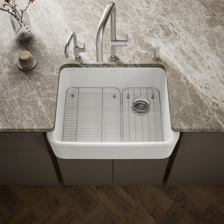 Ironridge® 28" undermount single-bowl farmhouse kitchen sink