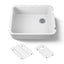 Ironridge® 28" undermount single-bowl farmhouse kitchen sink
