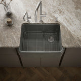 Ironridge® 28" undermount single-bowl farmhouse kitchen sink
