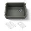 Ironridge® 28" undermount single-bowl farmhouse kitchen sink