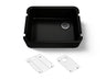 Ironridge® 28" undermount single-bowl farmhouse kitchen sink
