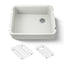 Ironridge® 28" undermount single-bowl farmhouse kitchen sink