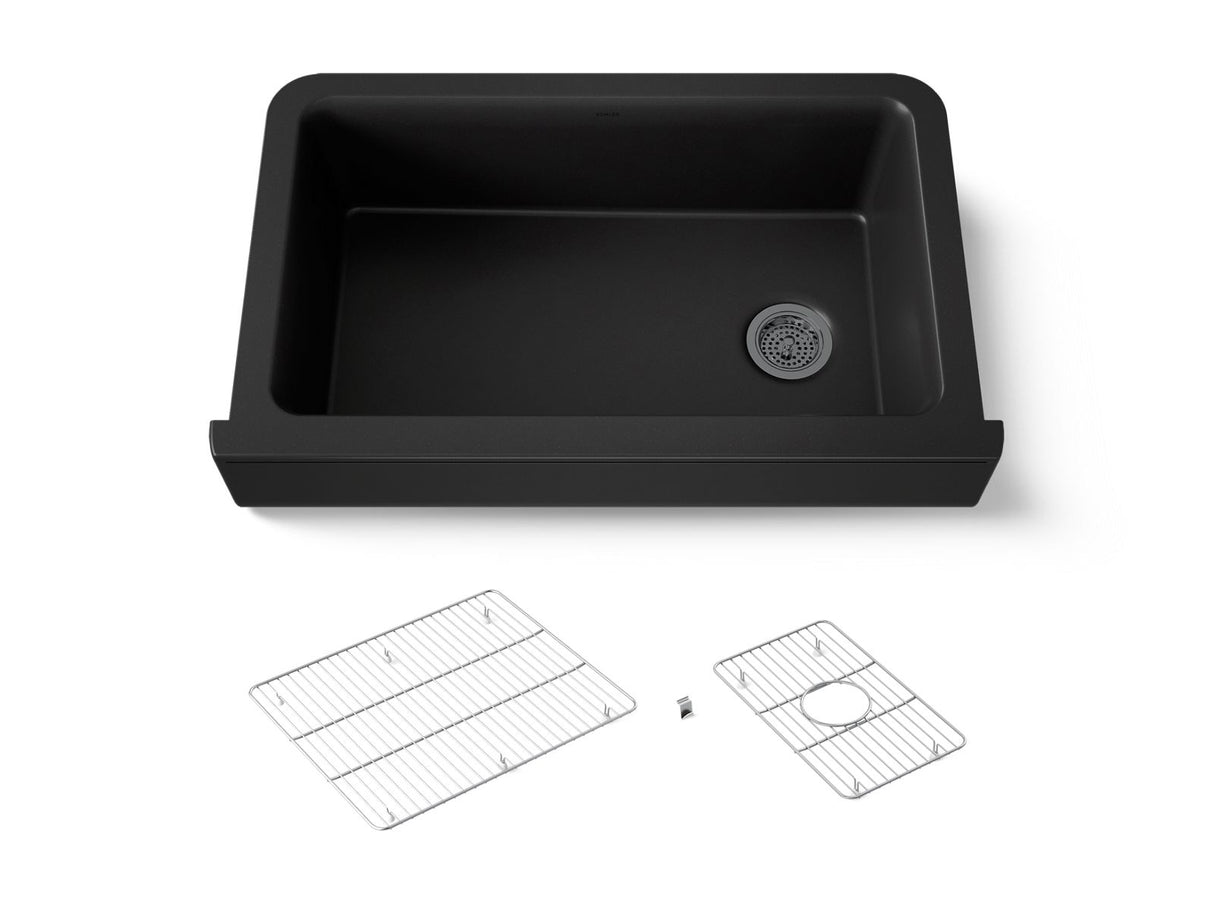 Cairn® Undermount single-bowl farmhouse kitchen sink