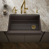 Cairn® Undermount single-bowl farmhouse kitchen sink