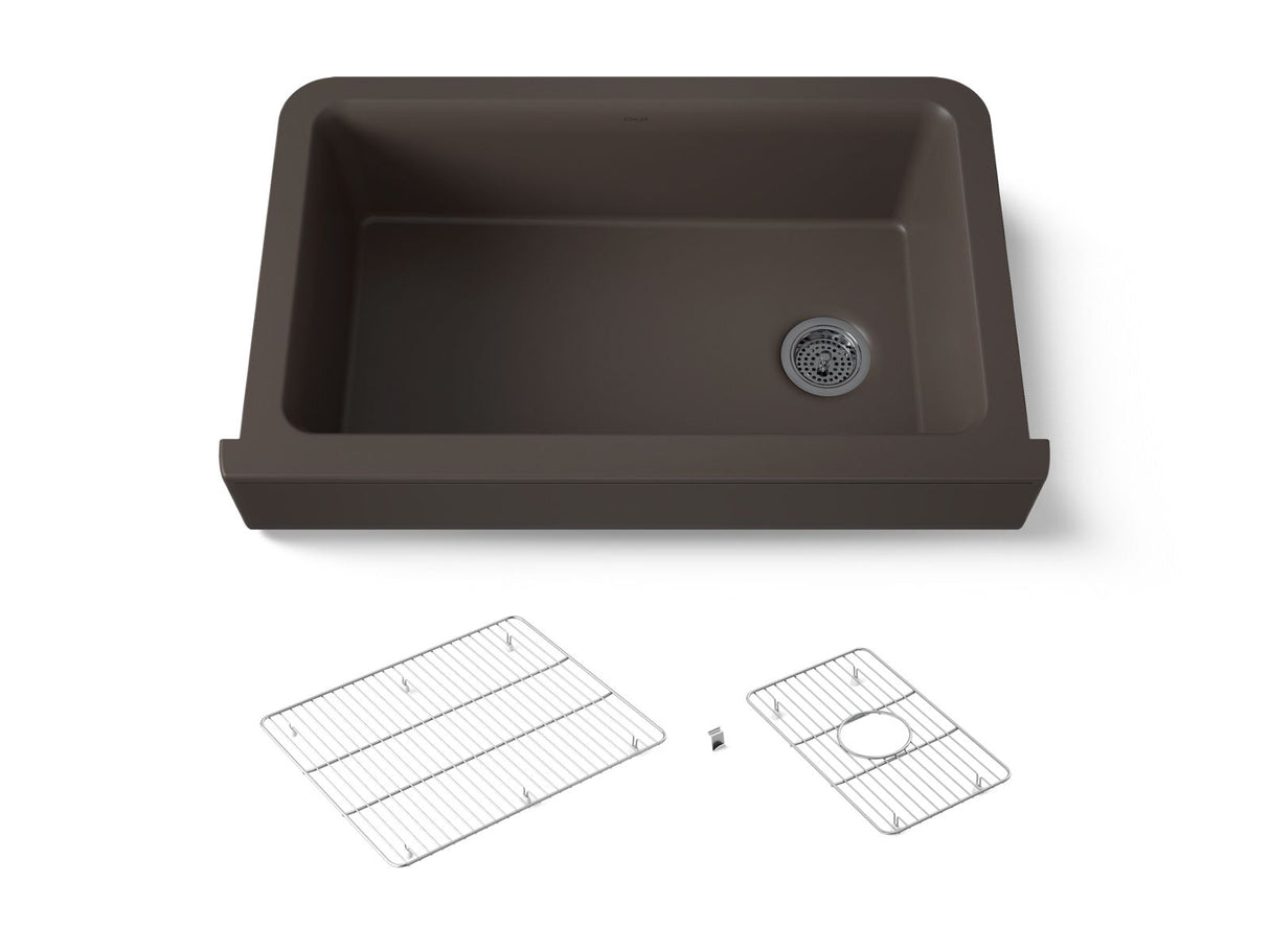 Cairn® Undermount single-bowl farmhouse kitchen sink