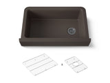 Cairn® Undermount single-bowl farmhouse kitchen sink