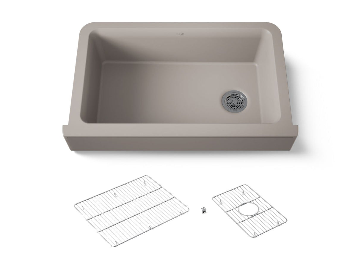 Cairn® Undermount single-bowl farmhouse kitchen sink
