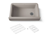 Cairn® Undermount single-bowl farmhouse kitchen sink