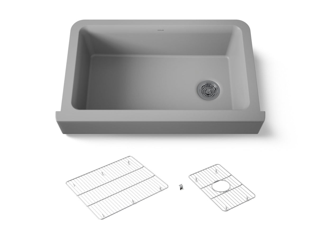 Cairn® Undermount single-bowl farmhouse kitchen sink