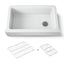 Cairn® Undermount single-bowl farmhouse kitchen sink