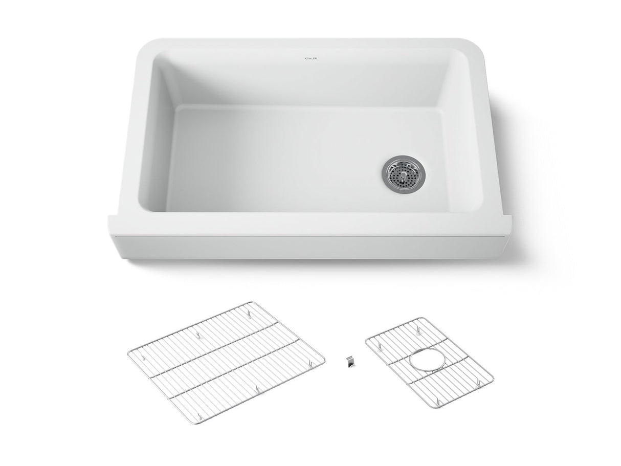 Cairn® Undermount single-bowl farmhouse kitchen sink