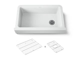 Cairn® Undermount single-bowl farmhouse kitchen sink