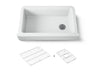 Cairn® Undermount single-bowl farmhouse kitchen sink