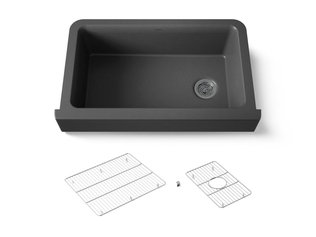 Cairn® Undermount single-bowl farmhouse kitchen sink