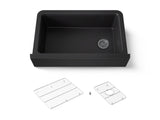 Cairn® 34" undermount single-bowl farmhouse kitchen sink