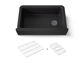 Cairn® 34" undermount single-bowl farmhouse kitchen sink