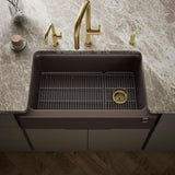 Cairn® 34" undermount single-bowl farmhouse kitchen sink