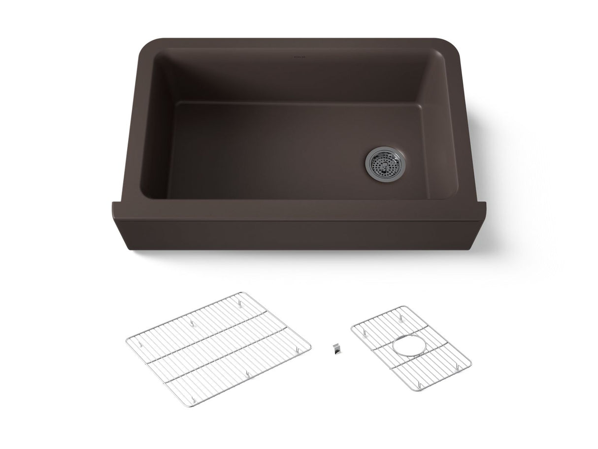 Cairn® 34" undermount single-bowl farmhouse kitchen sink