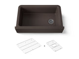 Cairn® 34" undermount single-bowl farmhouse kitchen sink