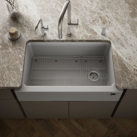 Cairn® 34" undermount single-bowl farmhouse kitchen sink