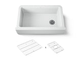 Cairn® 34" undermount single-bowl farmhouse kitchen sink