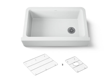 Cairn® 34" undermount single-bowl farmhouse kitchen sink