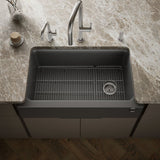 Cairn® 34" undermount single-bowl farmhouse kitchen sink