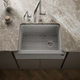 Cairn® 29-11/16" undermount single-bowl farmhouse kitchen sink