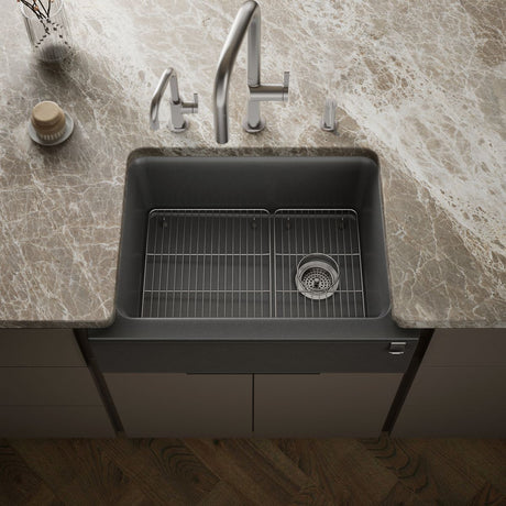 Cairn® 29-11/16" undermount single-bowl farmhouse kitchen sink
