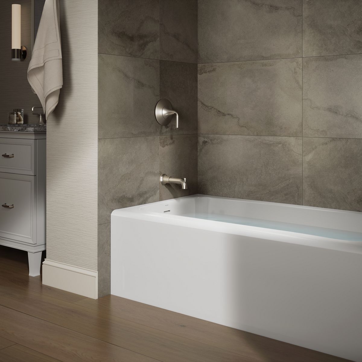 Avec® 60" x 32" alcove bath, left drain