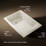 Avec® 60" x 42" drop-in bath