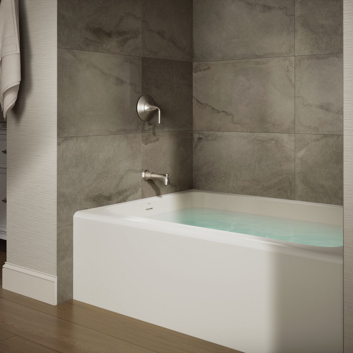 Avec® 60" x 42" alcove bath, left drain