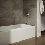 Avec® 72" x 36" alcove bath, right drain