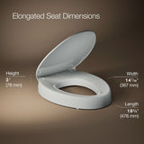 Hyten® Elevated Quiet-Close™ elongated toilet seat