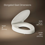 Hyten® Elevated Quiet-Close™ elongated toilet seat