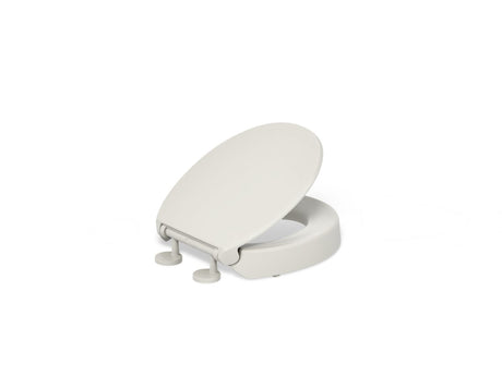 Hyten® Elevated Quiet-Close™ round-front toilet seat