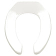 Commercial Heavy Duty Open Front Elongated Toilet Seat